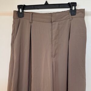 Tronjori Women’s High Waist Wide Leg Palazzo Pants | Casual Trousers | Size M